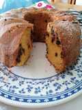Ciambella all' arancia e cioccolato