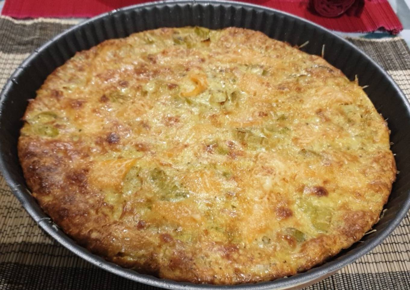 Quiche poireaux et truite fumée