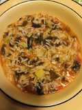 Arroz de "marisco" de cogumelos