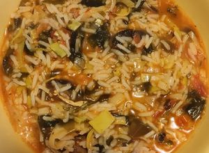Foto de Arroz de "marisco" de cogumelos