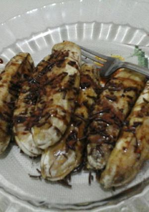 Foto resep Pisang Panggang Coklat