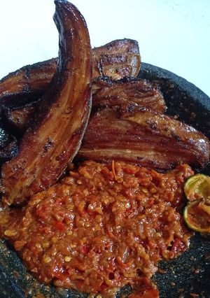 Foto resep Sambel Ikan Panggang (Iwak Pe)