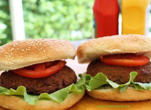 Φωτογραφία της συνταγής Vegan burger σπιτικά