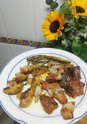Una foto de Secreto ibérico al horno