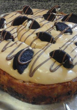 Una foto de Torta oreo con crema de dulce de leche