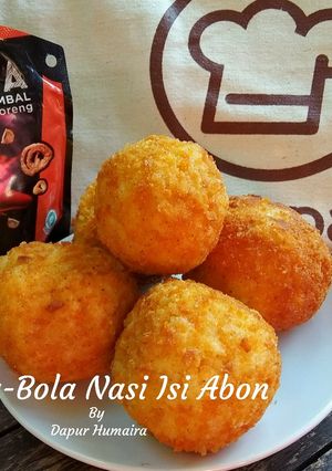 Foto resep Bola-Bola Nasi Isi Abon
