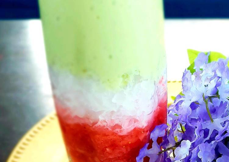 Double layer smoothie Double layer smoothie