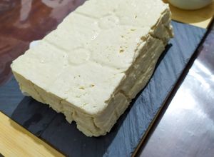 Una foto de Tofu casero