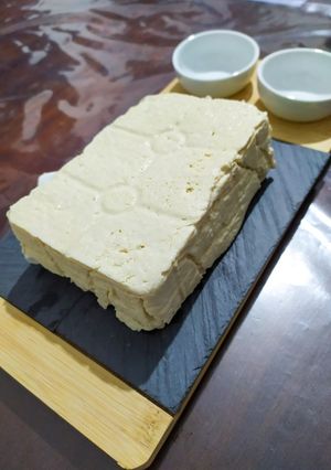 Una foto de Tofu casero