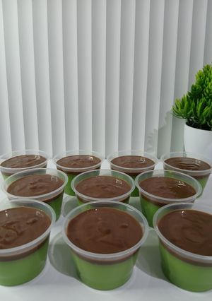 Foto resep Puding Alpukat Vla Coklat