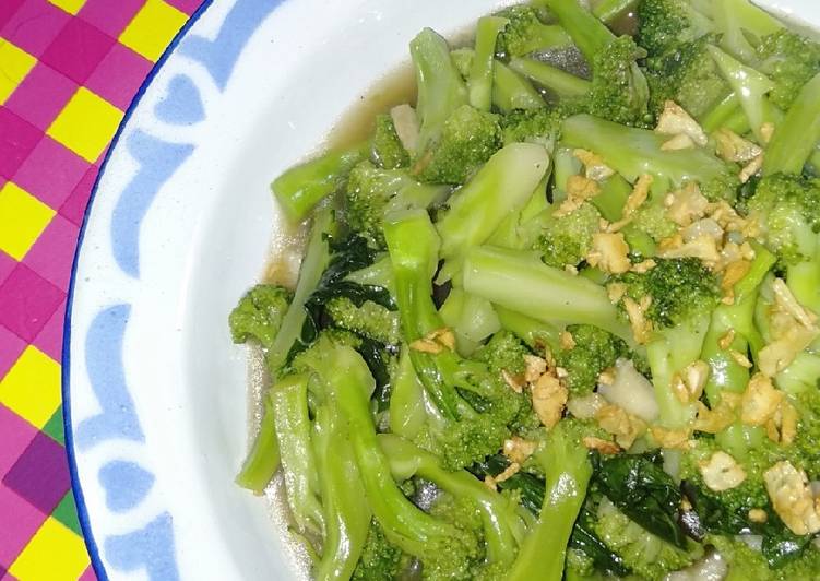 Resep Cah Brokoli Bawang Putih, Bikin Ngiler