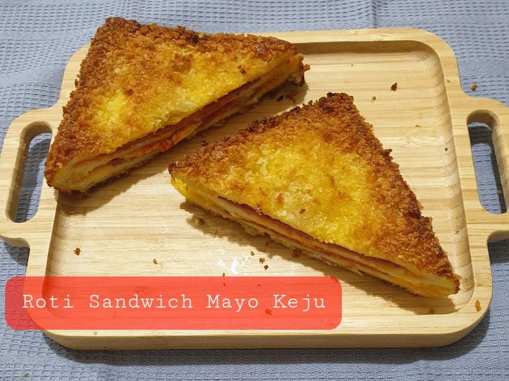 Langkah Mudah untuk Membikin Resep 52. Roti Sandwich Mayo Keju yang Menggugah Selera Anti Ribet, Uenak Banget