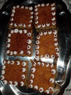 صورة لوصفة بسبوسة