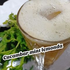 Cucumber mint lemonade A picture of Cucumber mint lemonade.
