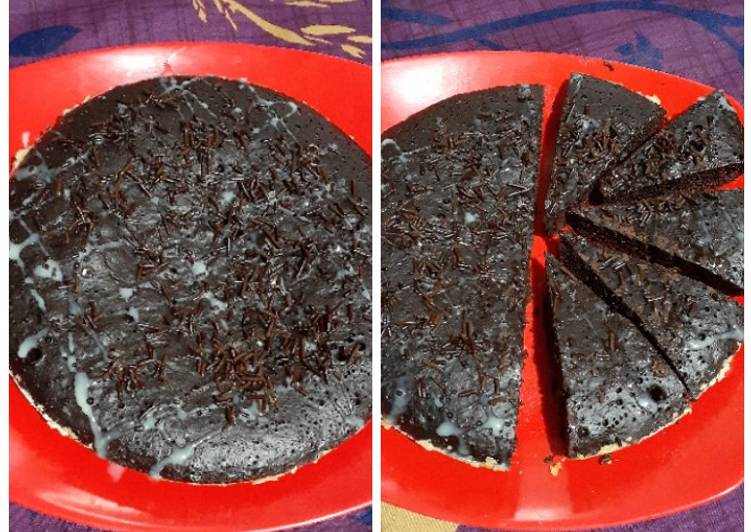 Kue bolu coklat magicom