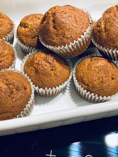 Banános muffin recept fotója