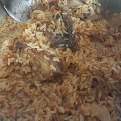 A picture of Jollof rice.