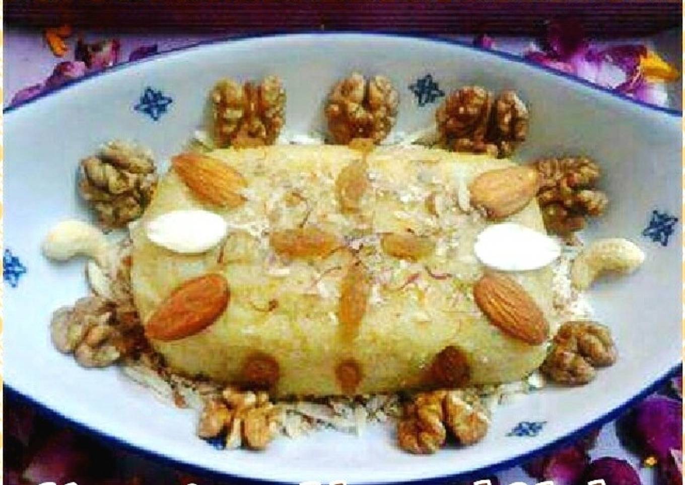 Kesariya Badam ka Halwa