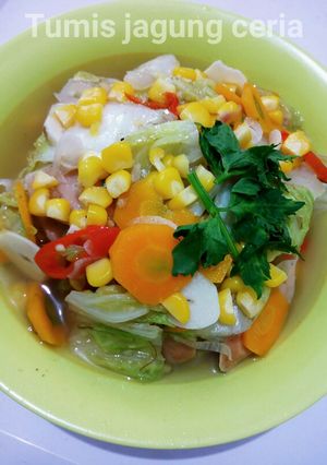 Foto resep 55.Tumis jagung sosis