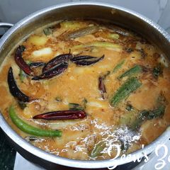 A picture of Winter Vegetable Sambar.