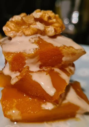 A picture of Turkish Pumpkin Dessert 🎃.