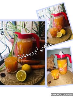 صورة لوصفة عصير الجزر والليمون