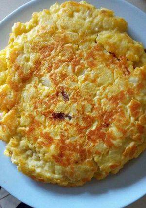 A picture of Spanish Potato Omelette.