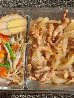 A picture of The Most Appetizing Lunchbox Dish - Stir-Fried Onion and Shredded Meat.