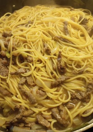 A picture of Bottom Round Lo-Mein.