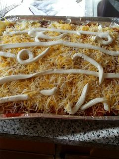 Una foto de Lasagna estilo puertorriqueño