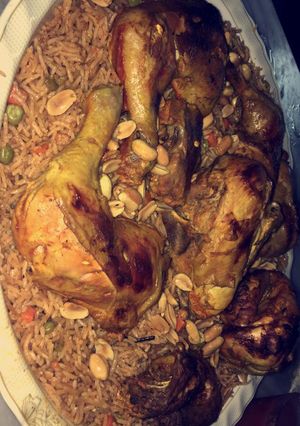 صورة لوصفة كبسة الدجاج