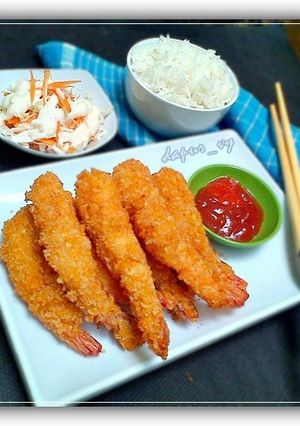 Foto resep EBI FURAI + salad mayonaise ala-ala Hokben