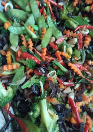 Foto resep Capcai jamur kuping