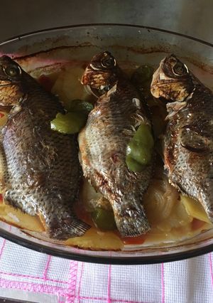 صورة لوصفة صينيه سمك فى الفرن