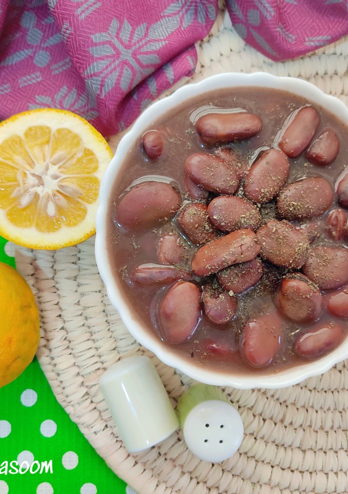 عکسی از دستور باقلا پخته