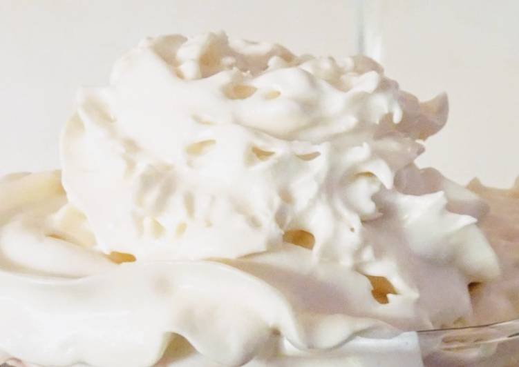 Recette: Chantilly coco (vegan)