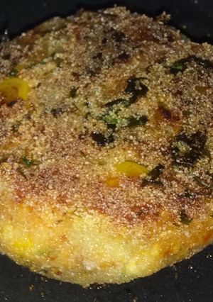 A picture of Corn cutlet.