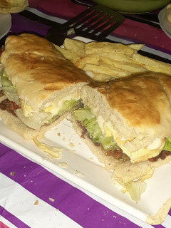 Una foto de Sándwich de milanesa