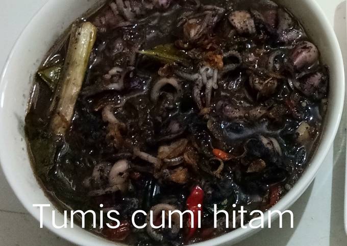 Tumis cumi hitam