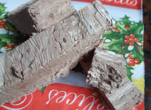 Una foto de Mantecol Casero(postre a base de pasta de maní)