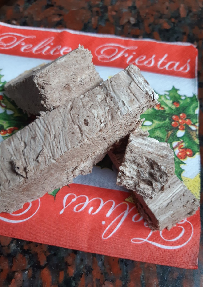Una foto de Mantecol Casero(postre a base de pasta de maní)