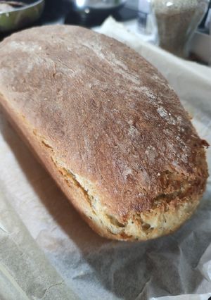 Φωτογραφία της συνταγής Ψωμί με παπαρουνόσπορο (γρήγορο και χωρίς ιδιαίτερο ζύμωμα)