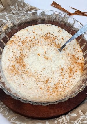 Una foto de 🌟🍚 Arroz con leche de soja 🍚 Súper cremoso 🍚🌟