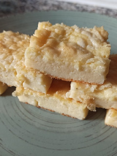Una foto de Fainá de queso licuado