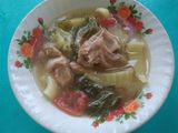 Sup tulang muda bb sayur asin