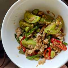 รูปของ Kembung Asin Tumis Pete