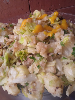 Una foto de Ensalada🥙 tibia de coliflor🥗!!!