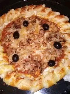 صورة لوصفة بيتزا