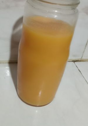 صورة لوصفة عصير الجزر و الليمون 🥕🍋🍹