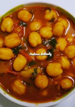 A picture of Chickpeas Curry.